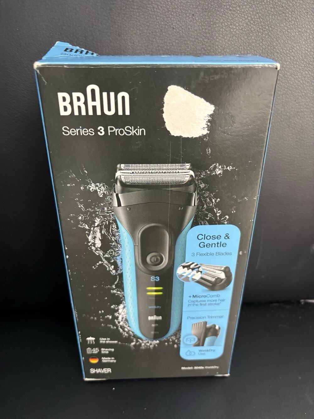 Braun Series 3 Pro Skin 3040s Electric Shaver Wet/Dry Rechargeable